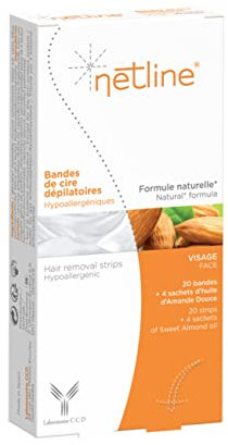 Netline Hair Removal Cold Wax Strips for Sensitive Skin