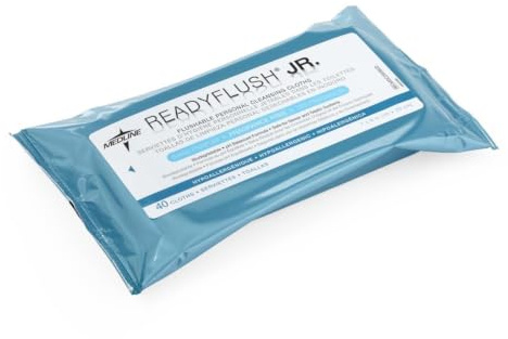 Medline MSC263820 ReadyFlush Jr. herunterspülbarer Reinigungstücher (960 Stück)