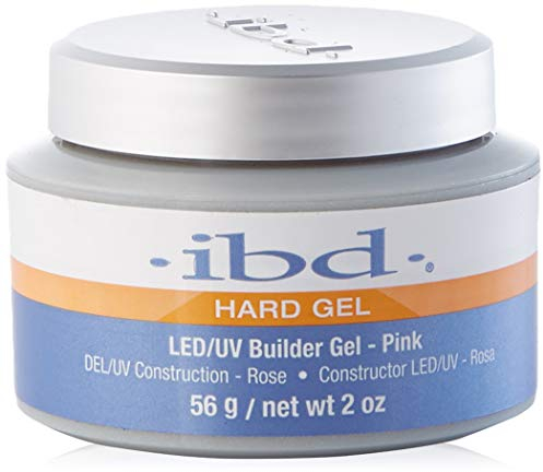 IBD Hard Gel - LED/UV Builder Gel Pink, 1 pack (1 x 56 g) - MADE IN USA