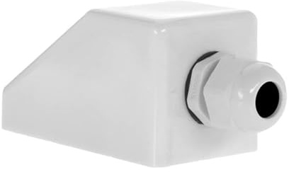 Offgridtec 1-Wege Solar Kabel Dachdurchführung für Kabeldurchmesser 3mm-12mm, Wasserdicht & Staubdicht ABS Kunststoff für Dach- und Außeneinsatz, Für Wohnmobile & Fahrzeuge, 13x4.5x4 cm - Weiß