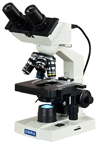 AmScope MD82ES10 OMAX 1.3MP Digitales integriertes Mikroskop mit LED-Beleuchtung, 40X-2000X