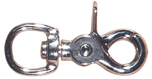 BR Zügelsnap 5/8 rundes Auge, N.P., made in USA - Metall, Western, Poliert - Reitzeugschnalle - Dorado