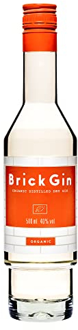 BRICK GIN – organic distilled dry gin, BIO und VEGAN zertifiziert, perfekt für Gin & Tonic