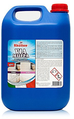 Rhütten 200103 Via Muffa Sbianca Muro e Pavimenti, 5 kg