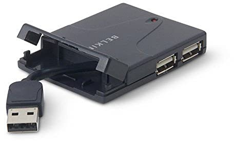 Belkin Mini concentrador USB 2.0 de 4 Puertos F5U215vMOB de Alta Velocidad