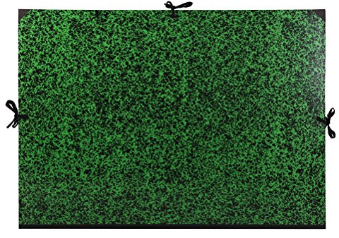 Clairefontaine 33200C – ritmapp/transportmapp Annonay med band utan klaffar rygg 30 mm, insida: 60 x 85 cm, utsida: 67 x 94 cm, robust och säker, grön, 1 st