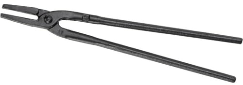 PICARD Flachmaul Schmiedezange 400 mm | Flachzange | Handwerkzeug | Flache Form | C35 Stahl | Für Schmiede & Hufschmiede | Für Werkstücke von 8–10 mm | Gewicht 845 g | REACH- & RoHS-konform