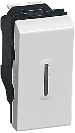 Legrand LEG99612 - Mosaico Interruptor Iluminado, 10 amp, 1 módulo