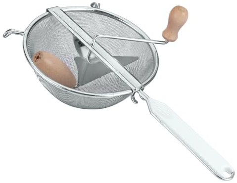 Metaltex Küchensieb, Kunststoff, Edelstahloptik, 14.6 x 20 x 36.7 cm