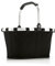 reisenthel carrybag XS Black– Kleiner Stabiler Korb im XS Format Kleiner Variante der Einkaufsikone praktische Innentasche – Elegantes, wasserabweisendes Design