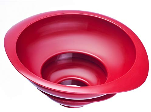 Westmark Set di 2 imbuti per marmellate/conserve, Diametro inferiore: 4,2/7,5 cm, Plastica, Rosso, 11552270