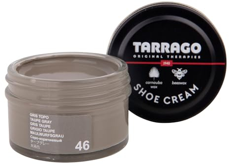 Tarrago Shoe Cream Jar 50 ML, Chaussures OU Complement Mixte Adulte, Taupe gray 46