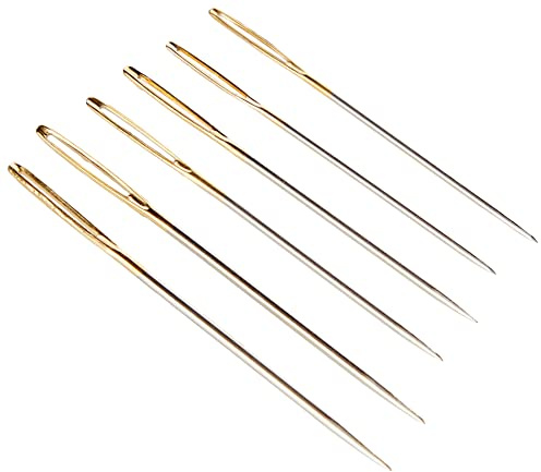 Pony Gold Eye Hand Sewing Needles: Chenille, Size 18-22, Multi-Colour