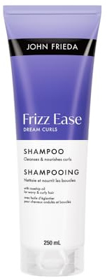 John Frieda Frizz Ease Dream Curls Schampo för Lockigt Hår, Lila, 250 ml
