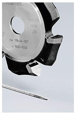 Festool Fraises à rainurer en V HW 118x14-90°/Alu