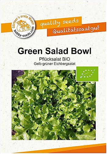 BIO-Salatsamen Green Salad Bowl Pflücksalat Portion