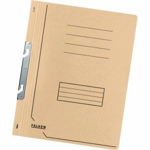 Falken 50 x Einhakhefter A4 1/1 Vorderdeckel beige