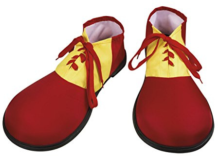 Boland 55509 - Scarpe da clown per adulti, accessori per costumi di carnevale e feste a tema, accessori per costumi di carnevale e JGA