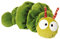 SIGIKID 41294 Rattelraupe Baby Activity PlayQ Mädchen und Jungen Babyspielzeug empfohlen ab 3 Monaten grün