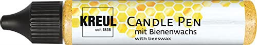 KREUL 49733 - Candela a forma di penna, 29 ml, con punta fine, colore con cera d'api per decorare e dipingere candele