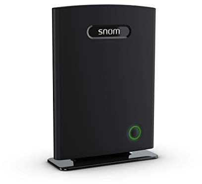 SNOM M700 IP-DECT Stazione Base Multicella (Fino a 254 Stazioni Base, fino a 1000 Ricevitori, Fino a 8 Chiamate Parallele per Stazione Base, PoE), Nero, 00003928