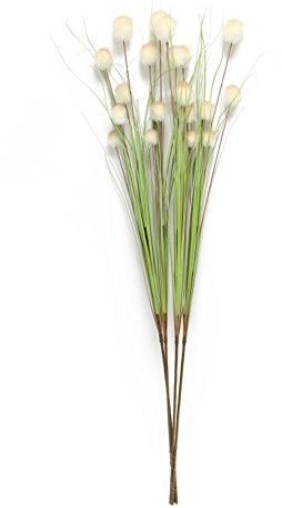 FRANK FLECHTWAREN Deko-Bündel Blütenkugel, 4er Set