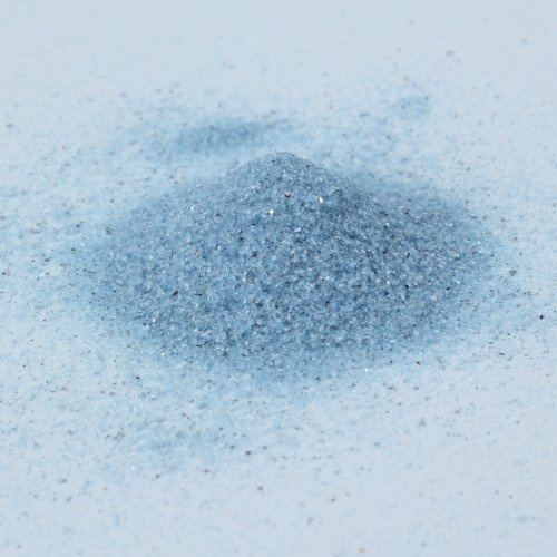 Spiegelsand Farbsand Dekosand Sand Streudeko, 0,1-0,5 mm Korngröße, 1kg im Beutel (hellblau)