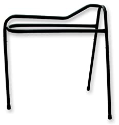 zadeldrager Single staal 50 x 30 cm zwart