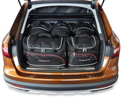 KJUST Dedizierte Kofferraumtaschen 5 stk kompatibel mit AUDI A4 AVANT B9 2015+