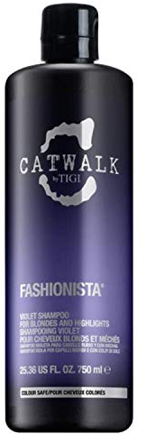 Catwalk by TIGI - Fashionista Violet Purple Shampoo - Sulphate-Free - For Natural or Coloured Blonde Hair - 750 ml