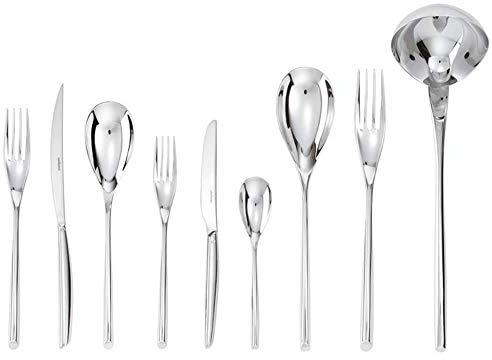 Servizio 75 Pezzi Monoblocco Bamboo Inox