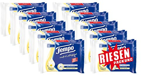 Tempo Sanft und Pflegend feuchtes Toilettenpapier Riesenpackung (20 Packungen x je 42 Tücher)