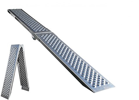 Rampa plegable de carga y acceso (200 kg) para motocicletas de 200 cm