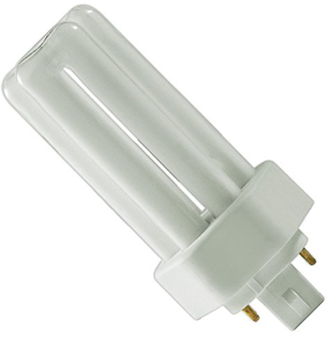 GE 97624 - F18TBX/827/A/ECO - NAED 206875 - 18 Watt - 4 Pin GX24q-2 Base - 2700K - CFL Light Bulb