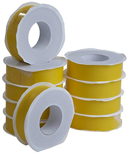 4x Dampfsperrklebeband gelb 60mm x 40m - Hochleistungsklebeband für Dampfsperrfolie Dampfbremsfolie Dampfbremse Dampfsperre, universell einsetzbar