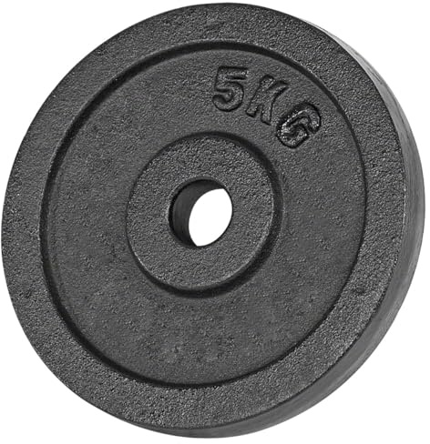 Sport-Tec Hantelscheibe aus Gußeisen 0,5kg bis 20kg, Bohrung Ø 3cm, Stück