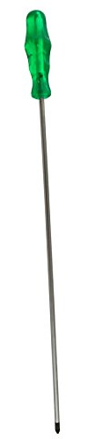 PZ2 Pozi x 400mm Engineers Extra Long Screwdriver PVC Engineers Handle TE860