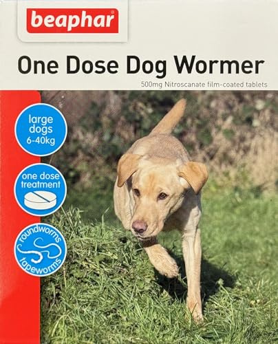 Beaphar – desparasitante de una dosis para perros grandes
