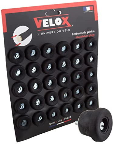 Velox Lot von 30 Lenkerstopfen für Straßenfahrräder Vintage
