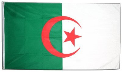 Digni® Geant Drapeau Algerie - 150 x 250 cm