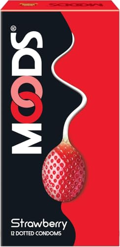 Moods Gepunktete Erdbeere – 12 Kondome