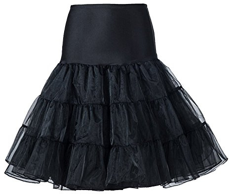 Boolavard 1950 Petticoat Reifrock Unterrock Petticoat Underskirt Crinoline für Rockabilly Kleid