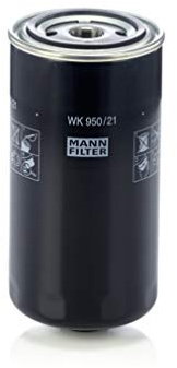 MANN-FILTER, WK 950/21 Kraftstofffilter | Für LKW, Busse, Schutz des Kraftstoffsystems, Injektorschutz, Zuverlässige Kraftstoffversorgung, Echte OE-Technologie