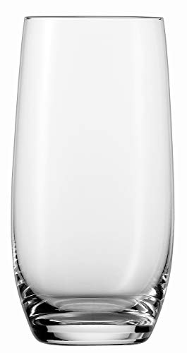 Schott Zwiesel CC699 Banquet Hi Ball Glasses, 540 mL (Pack of 6) | Flat base prevents water pooling during washing; ergonomic shape offers a secure hold for busy bar staff and guests.