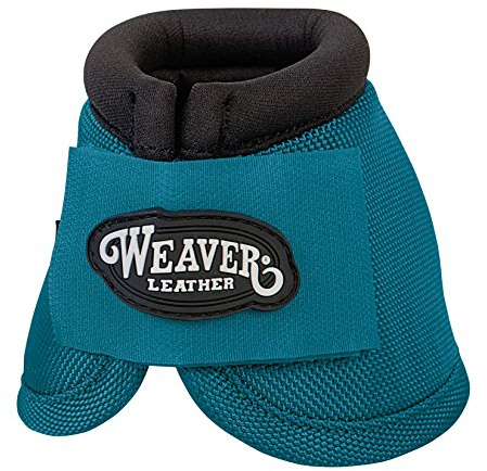 Weaver Leather Ballistic No-Turn Bell Boots, Turquoise, Medium