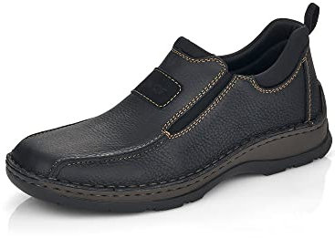 Rieker Herren Low-Top Sneaker 05363, Männer Halbschuhe,straßenschuhe,Strassenschuhe,Sportschuhe,Freizeitschuhe,schwarz (00),46 EU / 11 UK