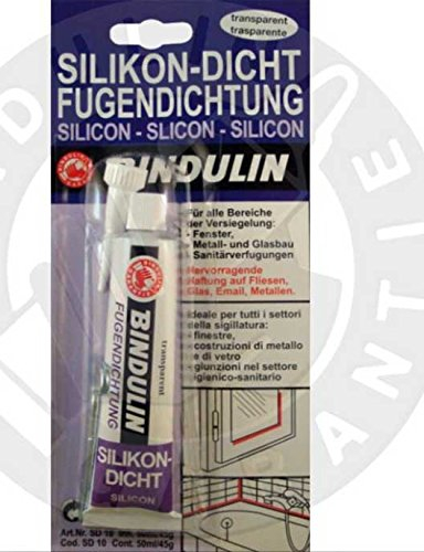 Bindulin Silikon-Dicht 45 ml Tube SB Farbe: transparent