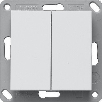 Funk-Wandsend. batterielos 2fach reinweiß 242203 4010337060437 Gira