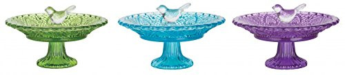 Esschert Vogeltränke Hobnail Glas, Sortiert