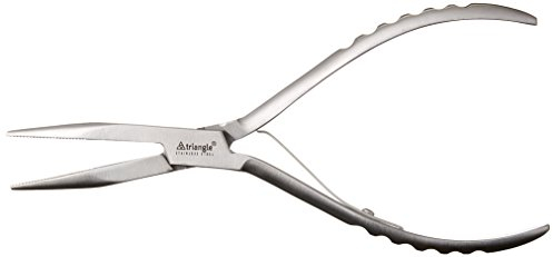 triangle 50 484 16 02 Grätenzange professionelle Qualität massiv aus Edelstahl Fischpinzette Grätenpinzette